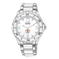Citizen Silver-tone Stainless Steel Bracelet Watch with White Dial from Pedre